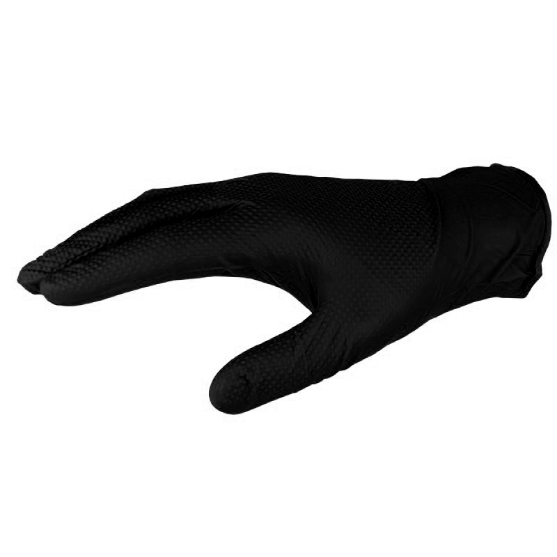 Nitrilhandschuhe High-RISK schwarz 50 Stk.  *Abverkauf*