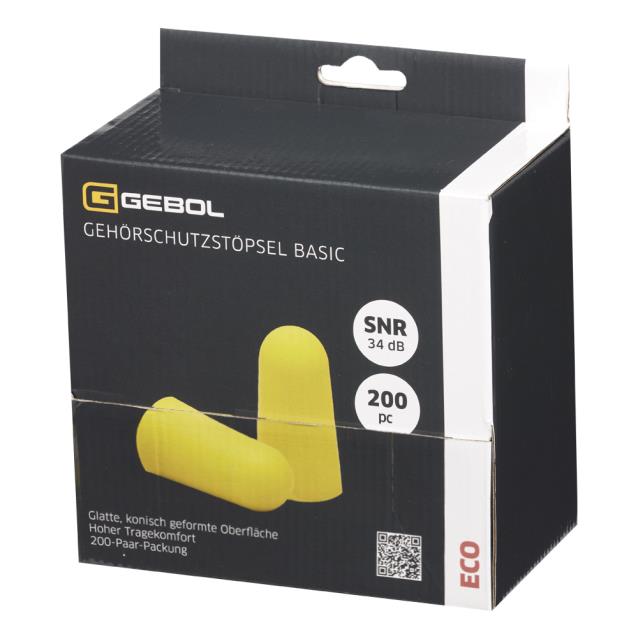 Gehörschutzstöpsel BASIC 100 Paar in praktischer Spenderbox
